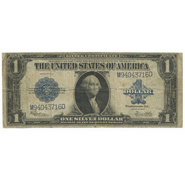 1923 $1 Large Silver Certificate VG/F