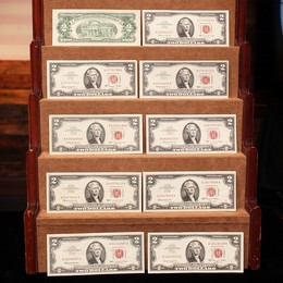 $2 Red Seal Notes XF-AU Condition