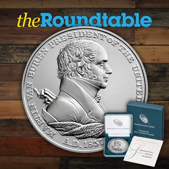 Martin Van Buren Continues U.S. Mint's Delayed Presidential Silver Medal Series Today
