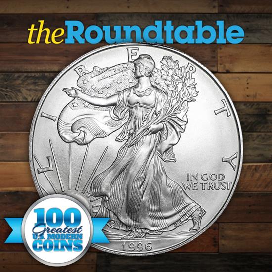 100 Greatest U.S. Modern Coins Series: 1996 $1 American Silver Eagle
