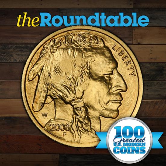 100 Greatest U.S. Modern Coins Series: 2008-W $10 American Buffalo Gold