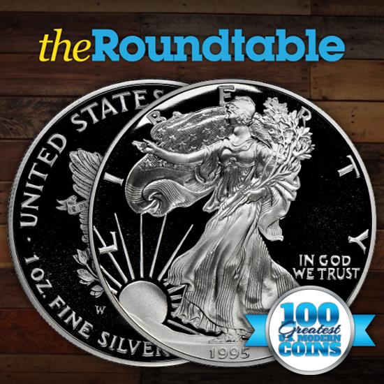 100 Greatest U.S. Modern Coins: 1995-W $1 American Silver Eagle, Proof