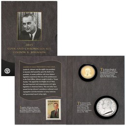 2015 Coin &amp; Chronicles Set – Lyndon B. Johnson