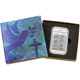 Ten Commandments 1oz .999 Silver Bar in Gift Box