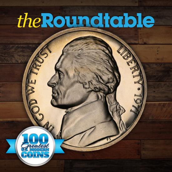 100 Greatest U.S. Modern Coins Series: 1971, No S, Jefferson Nickel, Proof