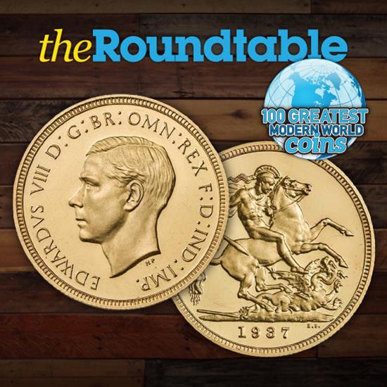 100 Greatest Modern World Coins Series: Great Britain 1937 King Edward VIII Gold Sovereign