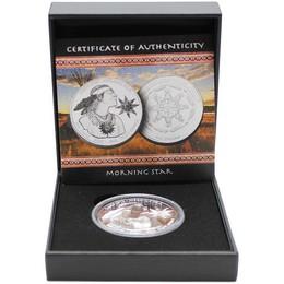 2025 $1 Proof Oglala Lakota Sioux Nation Native American Series 1oz Silver Morning Star OGP
