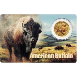 2026 $30 Liberia 1/200th oz Gold American Buffalo Coin in Card