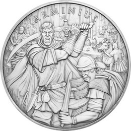 Arminius Legendary Warriors Series 1oz .999 Silver Medallion