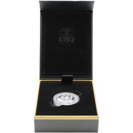 2025 £1 Proof St. Helena 1oz Gilded Silver Midnight Ride of Paul Revere Coin OGP