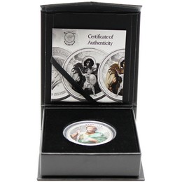 2026 5 Cedis Proof The Patron Saints 1oz Colorized Silver St. Jude Coin