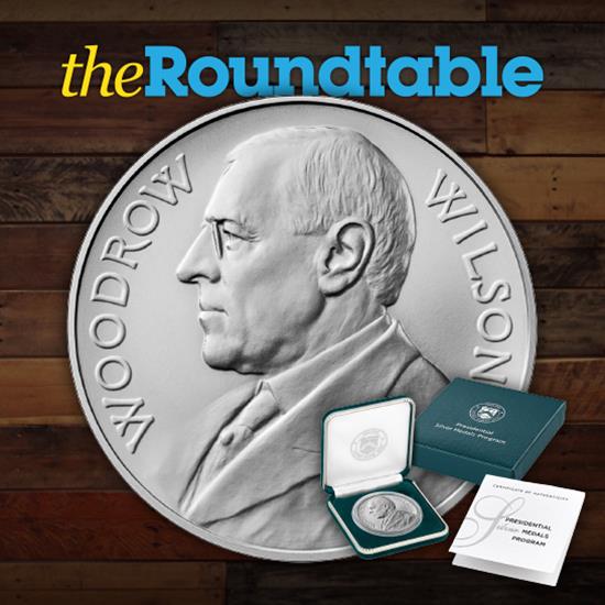 Woodrow Wilson Presidential Silver Medal Available Tomorrow