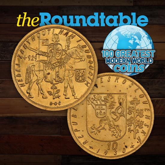 100 Greatest Modern World Coins Series: Czechoslovakia 1937 Gold 10 Dukatu