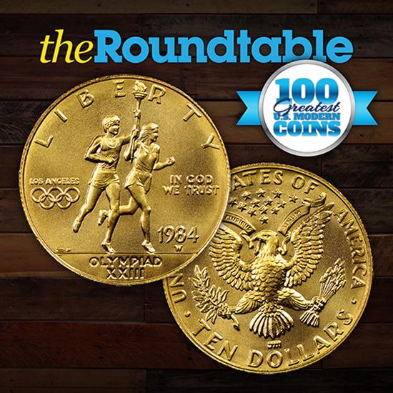 100 Greatest U.S. Modern Coins Series: 1984-W Los Angeles Olympiad $10 Commemorative 100 Greatest U.S. Modern Coins Series: 1984-W Los Angeles Olympiad $10 Commemorative