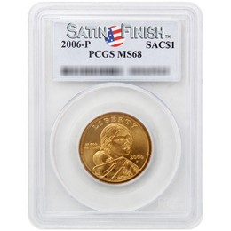 2006 Native American Dollar PCGS MS68