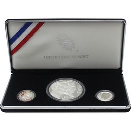 2015 March of Dimes Commemorative 3-coin Silver Set in OGP
