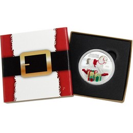 2025 Baby's First Christmas Rocking Horse 1oz .999 Silver Medallion Enameled in Gift Box 2025 Baby's First Christmas Rocking Horse 1oz .999 Silver Medallion Enameled in Gift Box