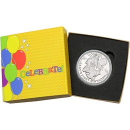 2026 Baby's First Birthday Monkey 1oz .999 Silver Medallion in Gift Box