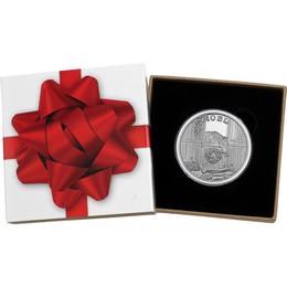 2026 Noel Horse and Woodland Creatures Farm Scene 1oz .999 Silver Medallion in Gift Box