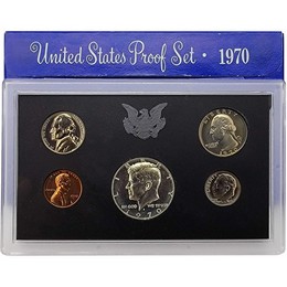 1970 Small Date Proof Set OGP