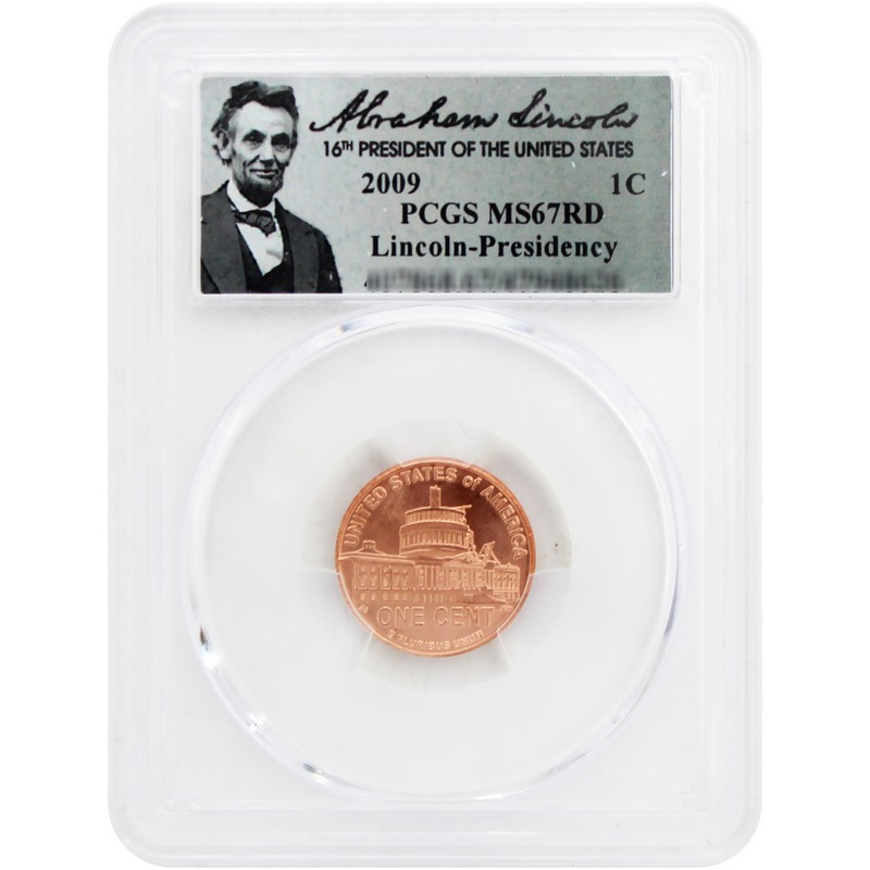 1982 Small Date Bronze Lincoln Cent PCGS MS66 RD and 2009 Lincoln