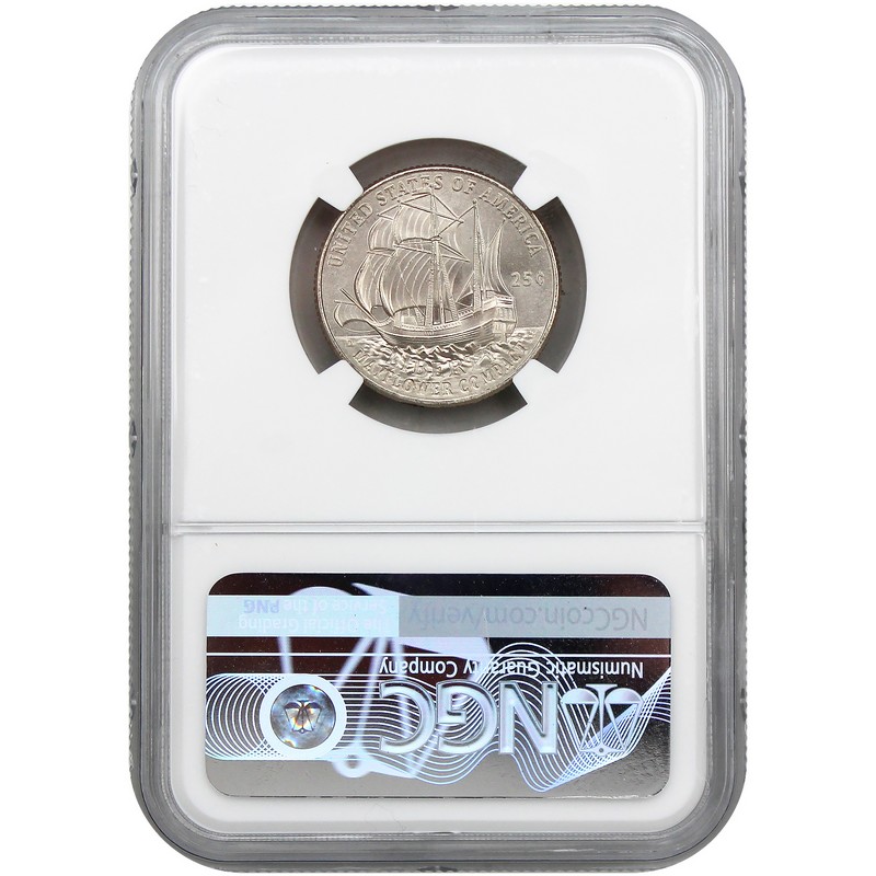 2026 P&D Qtr Mayflower Compact NGC MS67ER America 250 | The Coin Vault