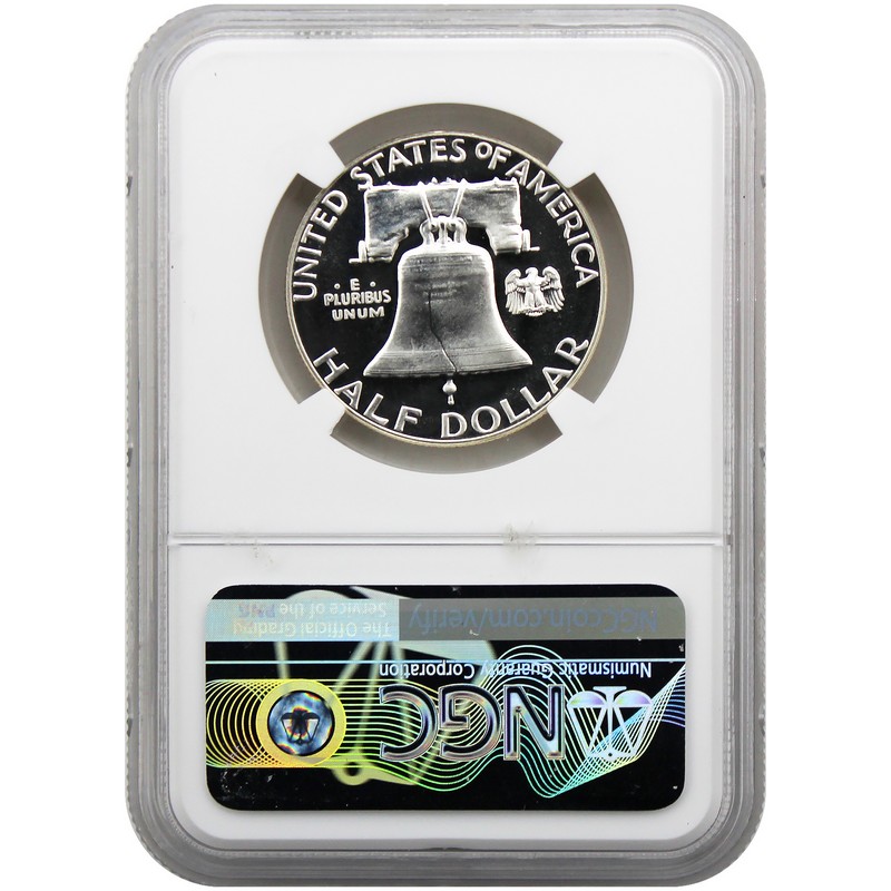 1956 Proof Type 2 Franklin Half Dollar NGC PF68 UC | The Coin Vault