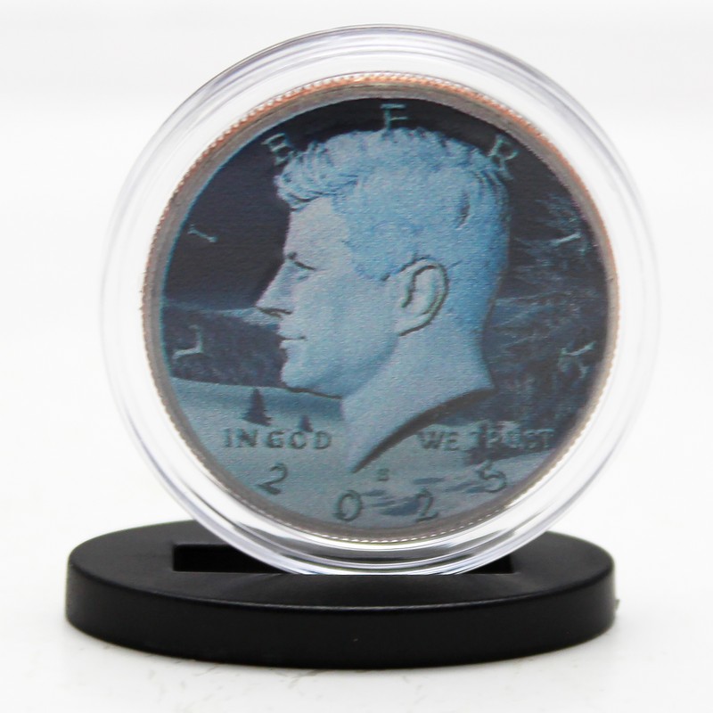 2025 Kennedy Half Dollar Jack Frost Colorized Edition | The Coin Vault