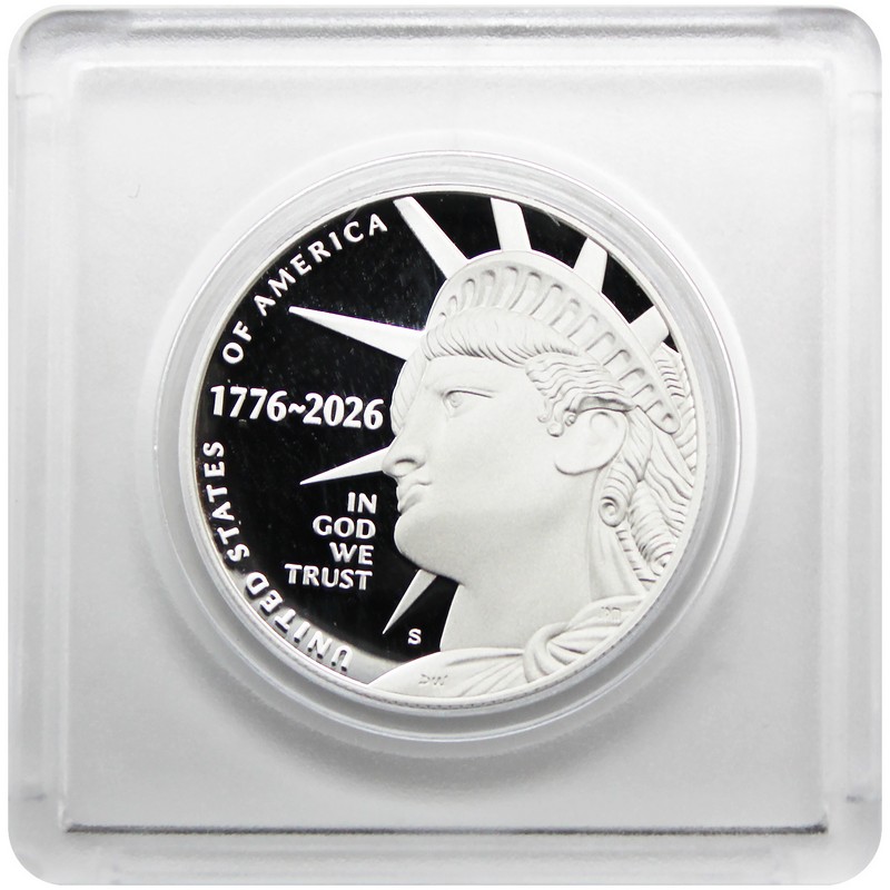 2026 S Sil PF Enduring Liberty 1/2$ in Custom Packaging | The Coin