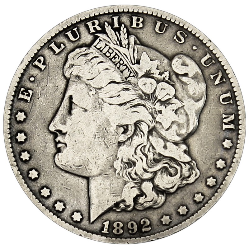 1892 O Morgan 90% Silver Dollar in XF/UNC condition