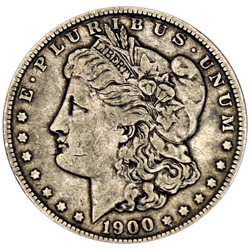 1900 P Morgan 90% Silver Dollar in VG/VF condition