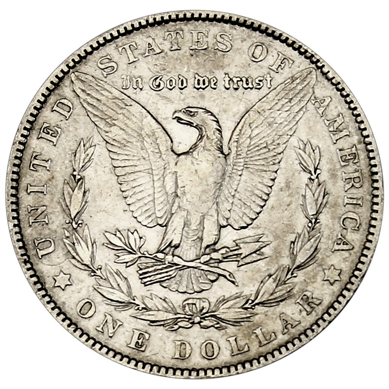 1902 P Morgan 90% Silver Dollar in VG/VF condition