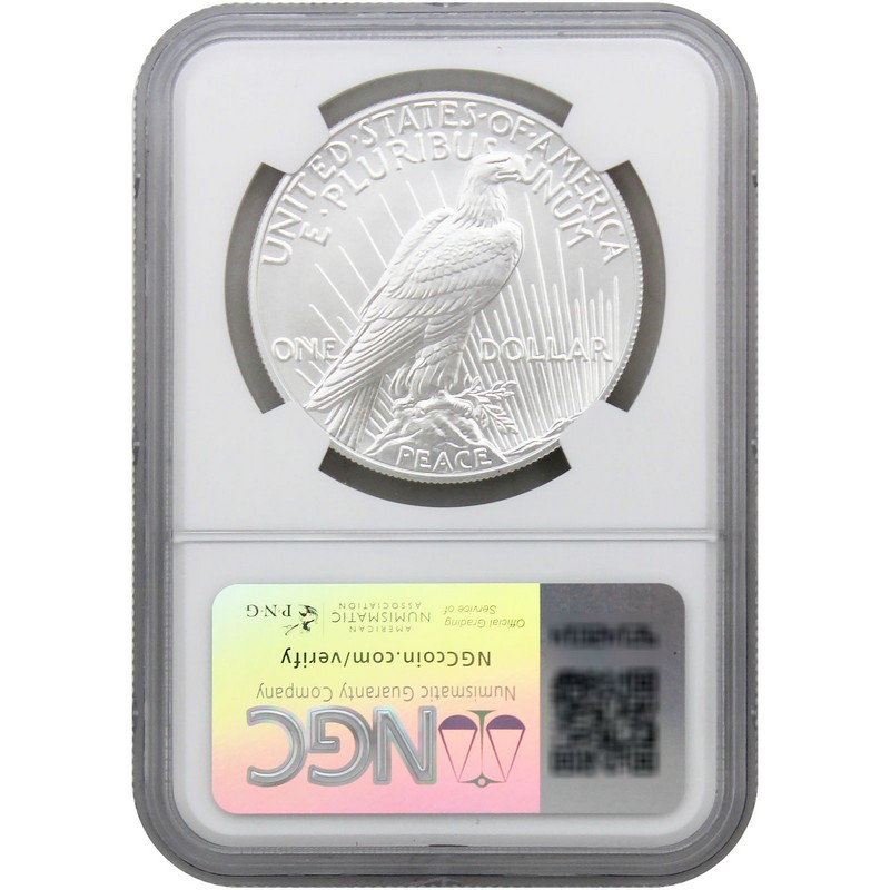 2024 Morgan and Peace Silver Dollar Set NGC MS70 FDI Trump Label