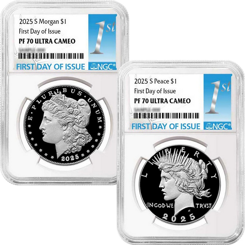 2025 S PF Morgan & Peace Sil NGC PF70 UC FDI | The Coin Vault 2025 S PF Morgan & Peace Sil NGC PF70 UC FDI | The Coin Vault