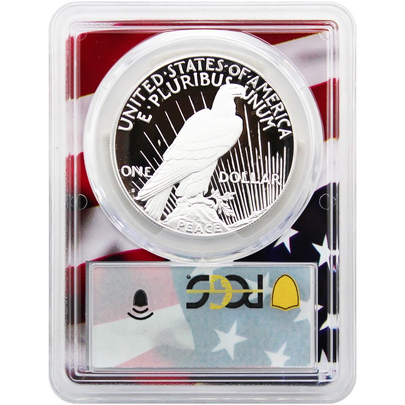 2025 PF Morgan & Peace PCGS PR70 Picture Frame | The Coin Vault