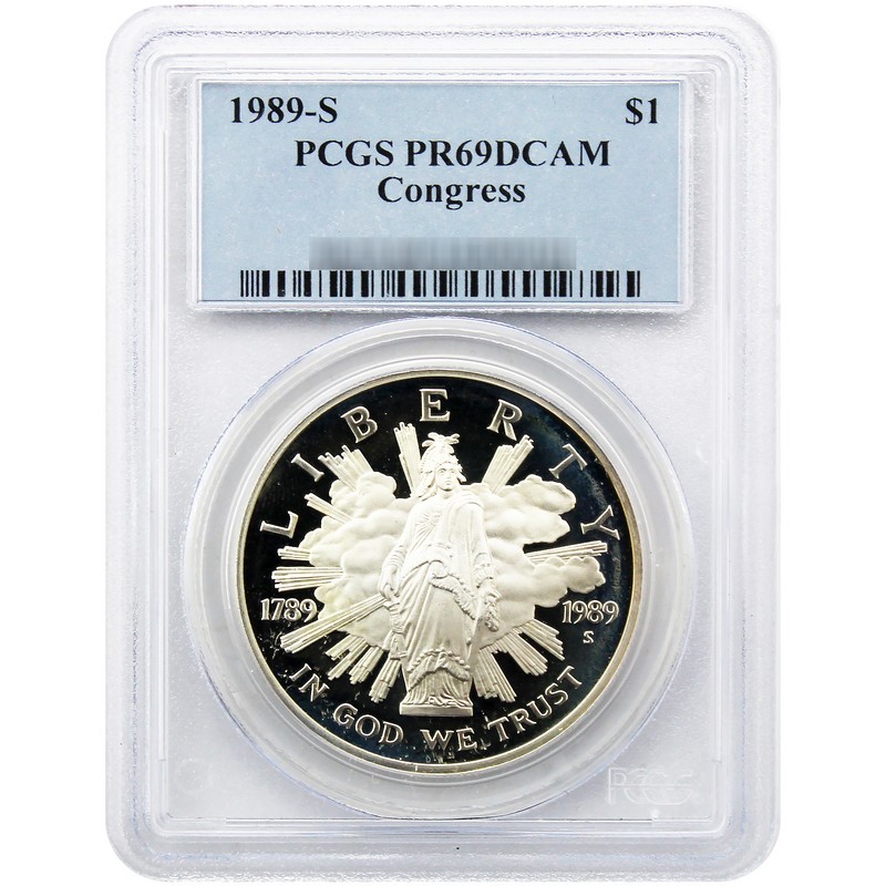 1989 オランダ ダカット銀貨 PCGS PR69 DCAM 1989 S Proof Congress Commem Dollar PCGS PR69 DCAM | The Coin Vault