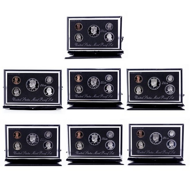 1992-1998 Premier Silver Proof Sets | The Coin Vault