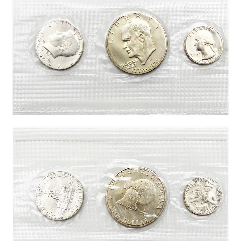 1976 3 Piece Silver Mint Set | The Coin Vault