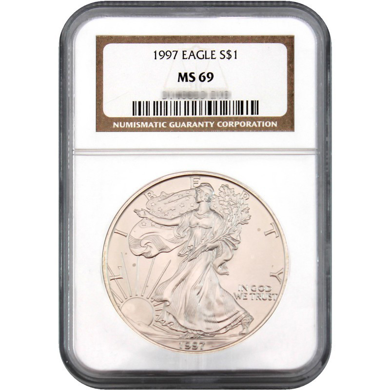 1997 SAE NGC MS69 Brown Label | The Coin Vault