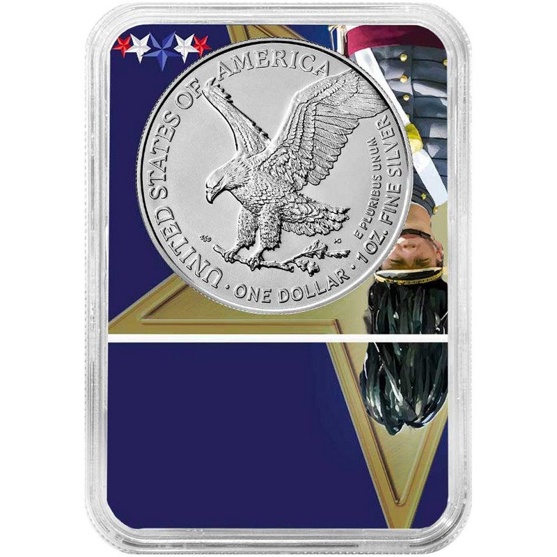 2025 Silver Eagle NGC MS70 FDI West Point Core | The Coin Vault