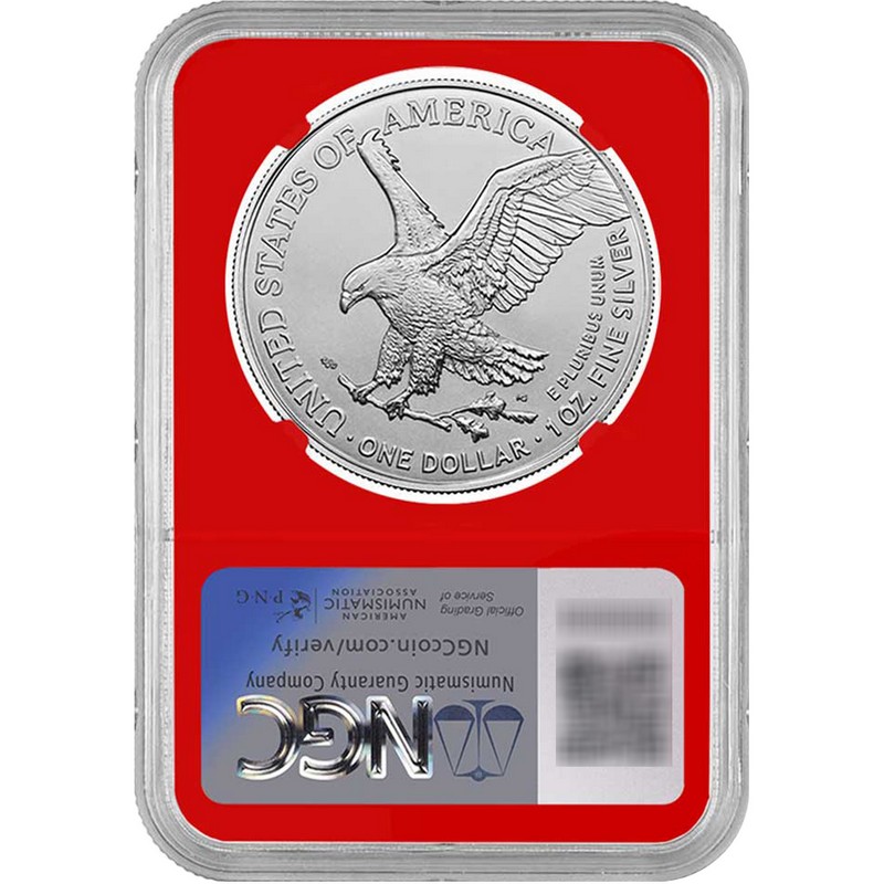 2026 SAE NGC MS70 FDI Red, White, & Blue 1st Label | The Coin Vault