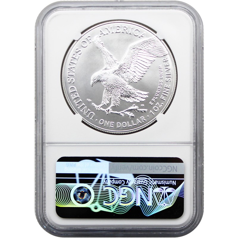2026 Silver Eagle NGC MS70 FDI Gaudioso Signed | The Coin Vault