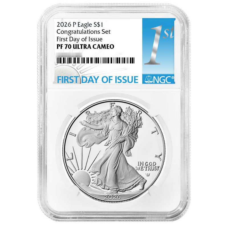 2026 PF Congrats Set SAE NGC PF70 UC FDI 1st Label | The Coin Vault