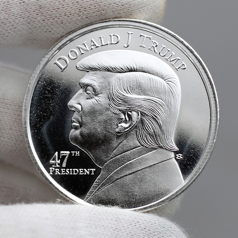 Trump 47th President 1oz Silver .999 Medallion | The Coin Vault