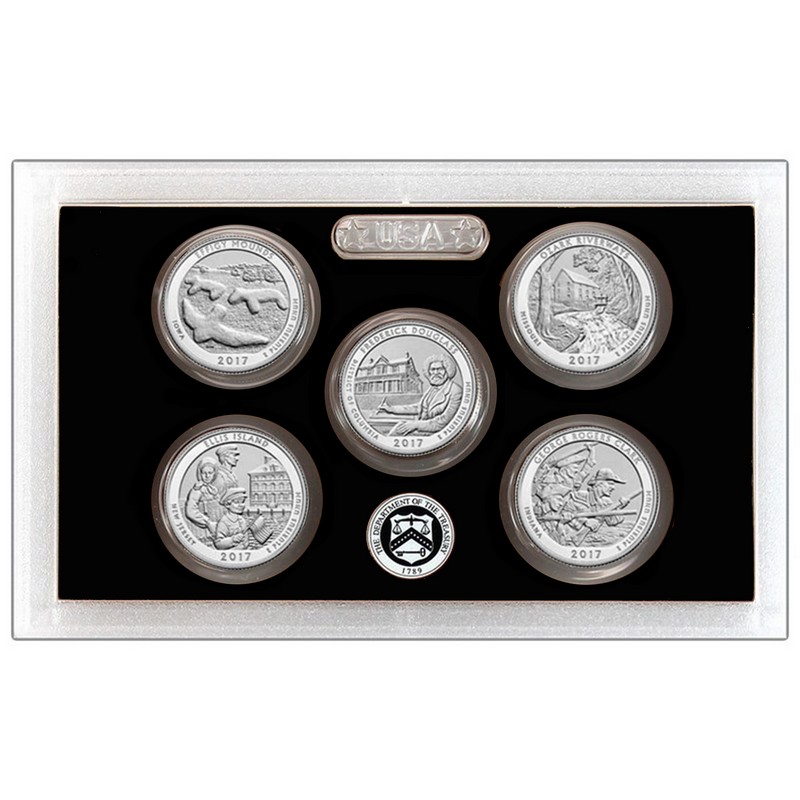 EN版16枚フルコンプセット　Limited 25thシークレットレア　TN23 2017 S US Mint 225th Anniversary Coin Set (17XC) Enhanced