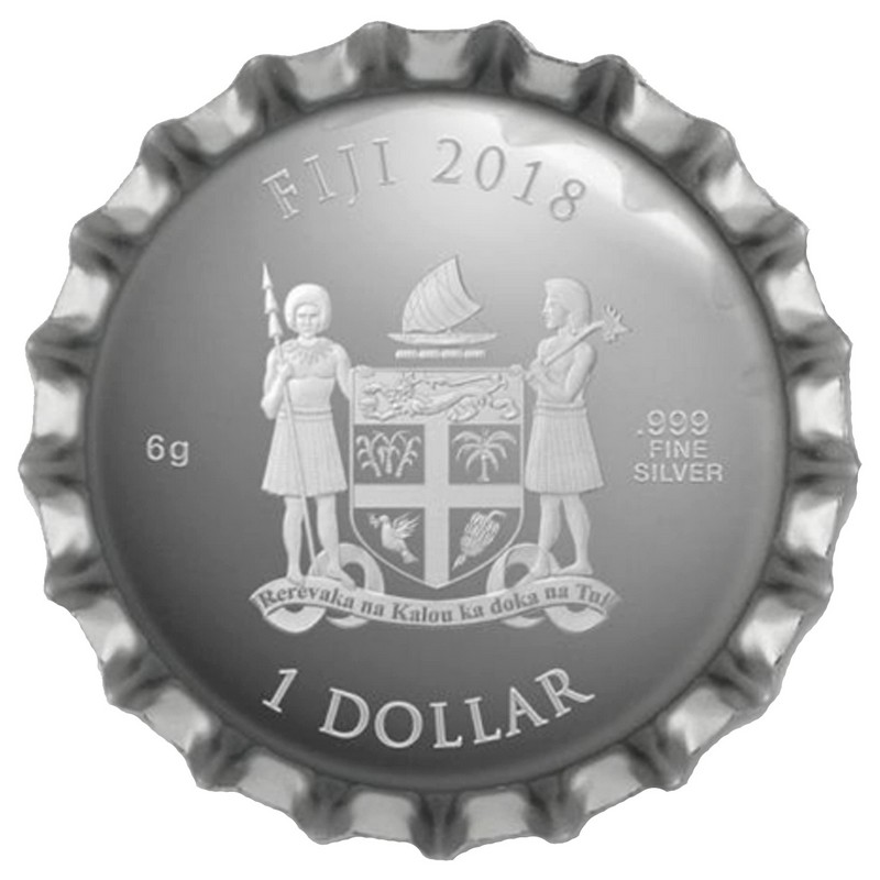 2018 Silver Coca-Cola® Bottle Cap | The Coin Vault