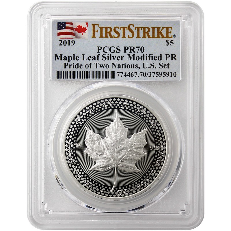 2019 Pride of Two Nations 2-Coin Set PCGS 70 First Strike Dual
