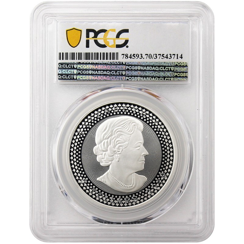 限定2500枚　スカーレットマコウ 銀貨 プルーフ 2016年 証明書付き 2019 POTN 2-Coin Set PCGS 70 FS Dual Flag Label | The Coin Vault