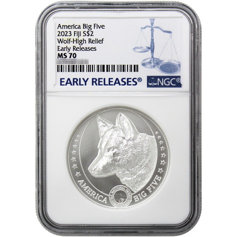 2023 Silver Wolf American Big 5 Series HR NGC MS70 ER | TCV