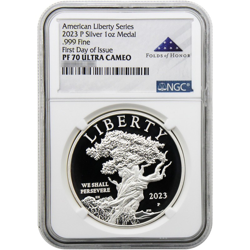 2023P American Liberty Series Silver Proof Medal NGC PF70 FDI
